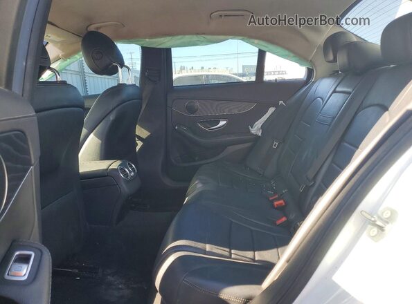 55SWF4JB5GU170218 2016 MERCEDES-BENZ C White Հետևի նստատեղերի տեսք