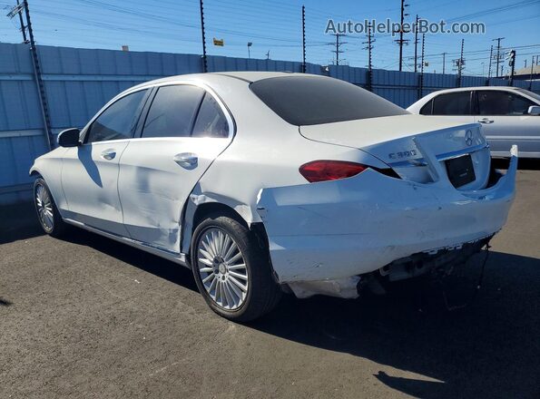 55SWF4JB5GU170218 2016 MERCEDES-BENZ C White Հետևի ձախ