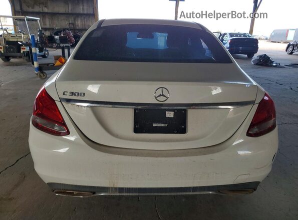 55SWF4JB5HU199977 2017 MERCEDES-BENZ C White Սալոնի դիմացի տեսք