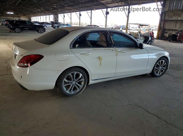 55SWF4JB5HU199977 2017 MERCEDES-BENZ C White Առջևի աջ