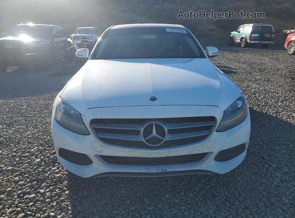 55SWF4JB5JU234815 2018 MERCEDES-BENZ C White Vista frontal