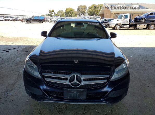 55SWF4JB5JU242350 2018 MERCEDES-BENZ C Blue 