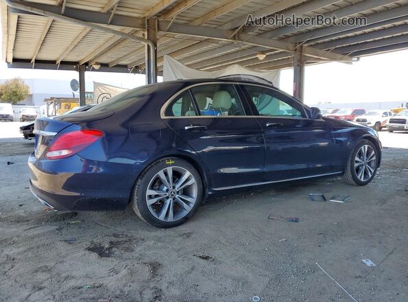 55SWF4JB5JU242350 2018 MERCEDES-BENZ C Blue 