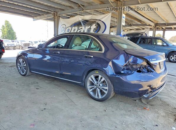 55SWF4JB5JU242350 2018 MERCEDES-BENZ C Blue 