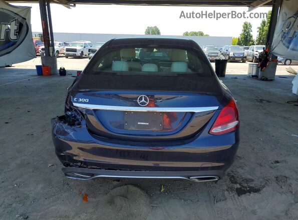 55SWF4JB5JU242350 2018 MERCEDES-BENZ C Blue 