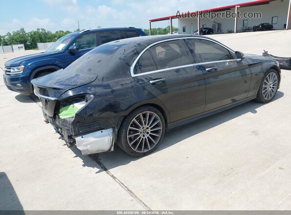 55SWF4JB5JU248195 2018 MERCEDES-BENZ C-CLASS Черный Задняя правая четверть