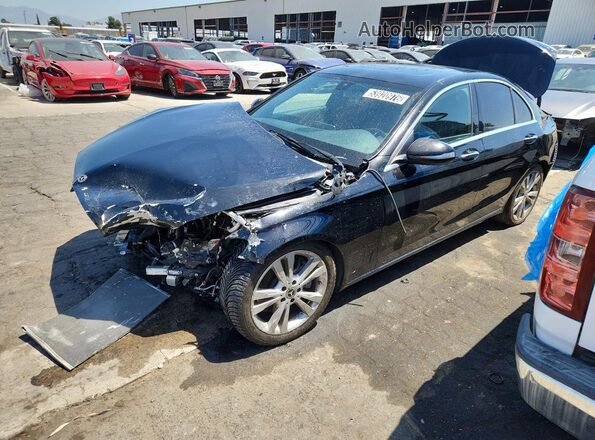 55SWF4JB5JU270035 2018 MERCEDES-BENZ C Black Vista interior de 360 grados
