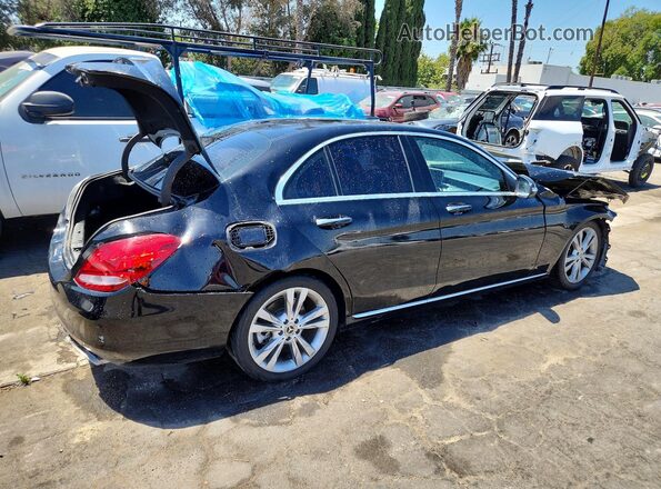 55SWF4JB5JU270035 2018 MERCEDES-BENZ C Black Trasero derecho