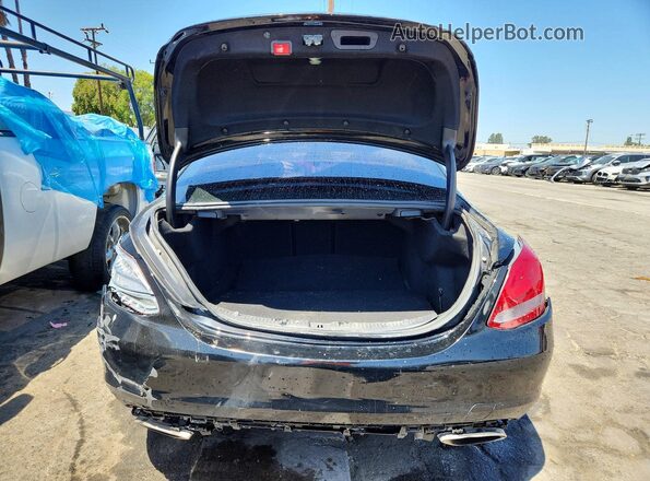 55SWF4JB5JU270035 2018 MERCEDES-BENZ C Black Vista trasera