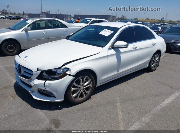 55SWF4JB6GU102140 2016 MERCEDES-BENZ C-CLASS White 
