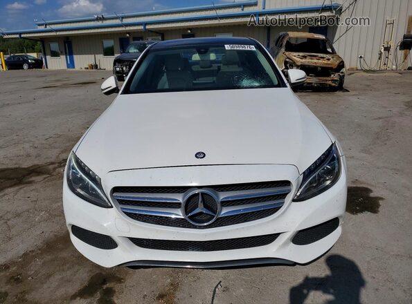 55SWF4JB6GU169417 2016 MERCEDES-BENZ C Белый Вид спереди