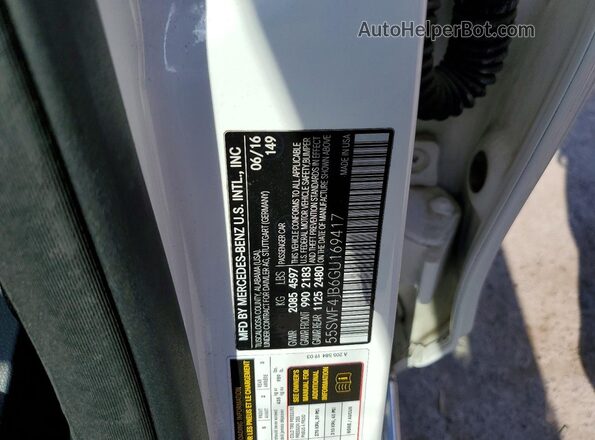 55SWF4JB6GU169417 2016 MERCEDES-BENZ C Белый Вид подкапотного пространства