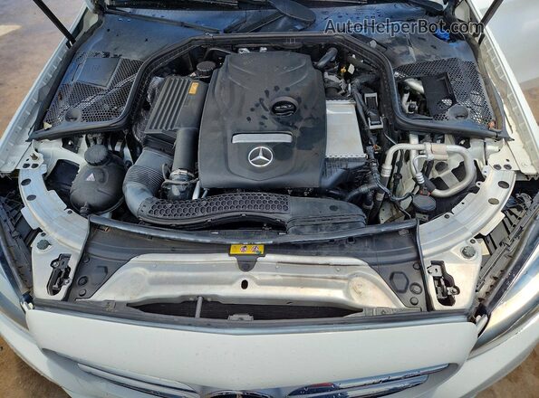 55SWF4JB6HU190334 2017 MERCEDES-BENZ C White Սալոնի հետևի տեսք