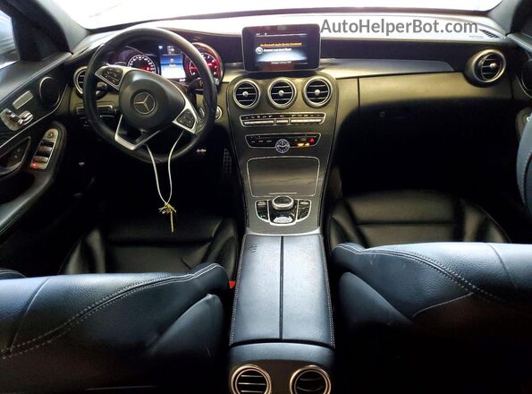 55SWF4JB6HU232145 2017 MERCEDES-BENZ C Silver წინა პანელის ხედი