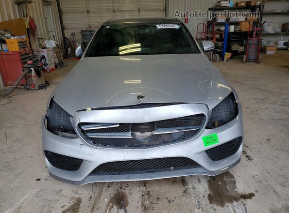 55SWF4JB6HU232145 2017 MERCEDES-BENZ C Silver წინა ხედი