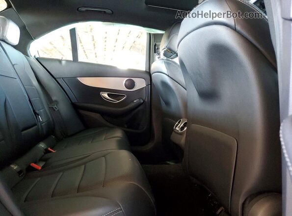 55SWF4JB6JU240218 2018 MERCEDES-BENZ C Черный Вид задних сидений