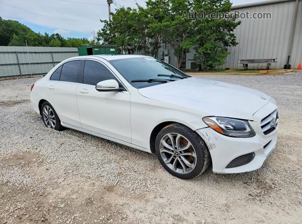 55SWF4JB6JU245340 2018 MERCEDES-BENZ C White წინა მარჯვენა