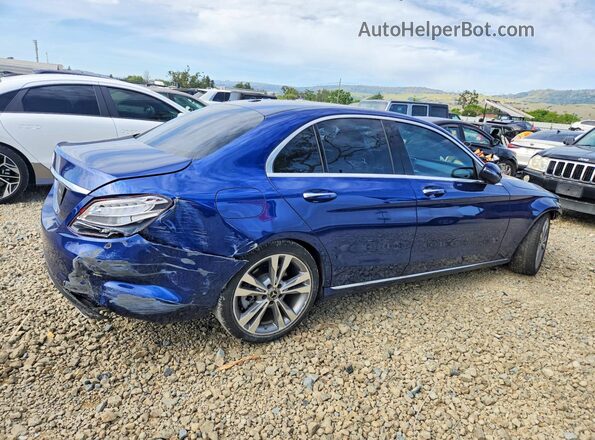 55SWF4JB6JU251641 2018 MERCEDES-BENZ C Blue 
