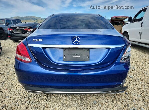 55SWF4JB6JU251641 2018 MERCEDES-BENZ C Blue 