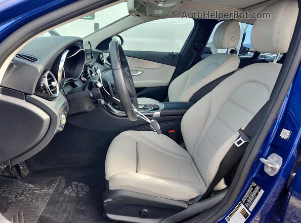55SWF4JB6JU251641 2018 MERCEDES-BENZ C Blue 