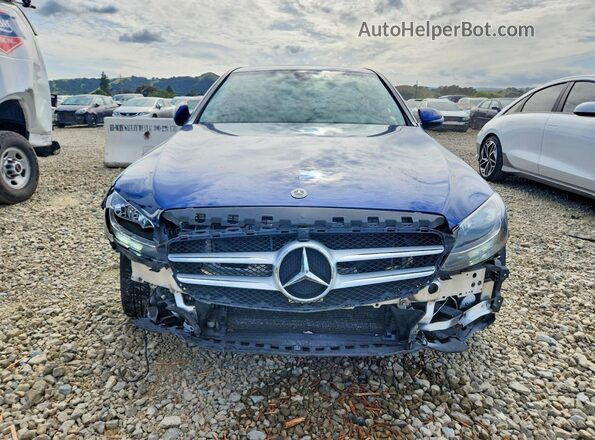 55SWF4JB6JU251641 2018 MERCEDES-BENZ C Blue 