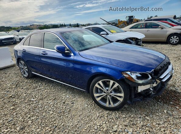 55SWF4JB6JU251641 2018 MERCEDES-BENZ C Blue 