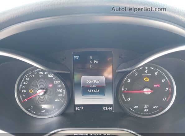 55SWF4JB7GU122607 2016 MERCEDES-BENZ C-CLASS White Vista de los asientos traseros