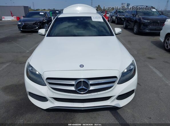 55SWF4JB7GU122607 2016 MERCEDES-BENZ C-CLASS White Vista del cuadro de instrumentos