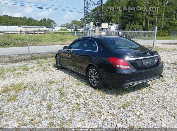 55SWF4JB7GU174495 2016 MERCEDES-BENZ C-CLASS Black Rear left