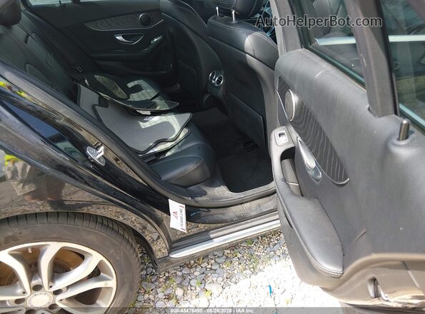 55SWF4JB7GU174495 2016 MERCEDES-BENZ C-CLASS Black VIN sticker view