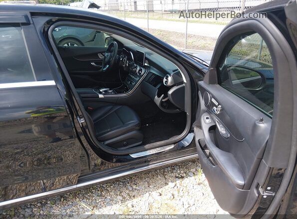 55SWF4JB7GU174495 2016 MERCEDES-BENZ C-CLASS Black Front interior view