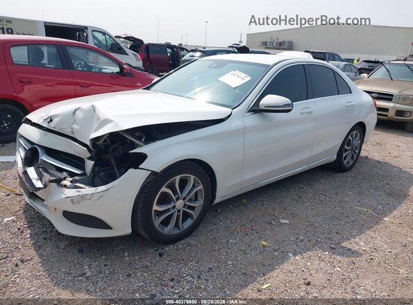 55SWF4JB7HU200403 2017 MERCEDES-BENZ C-CLASS White Front left