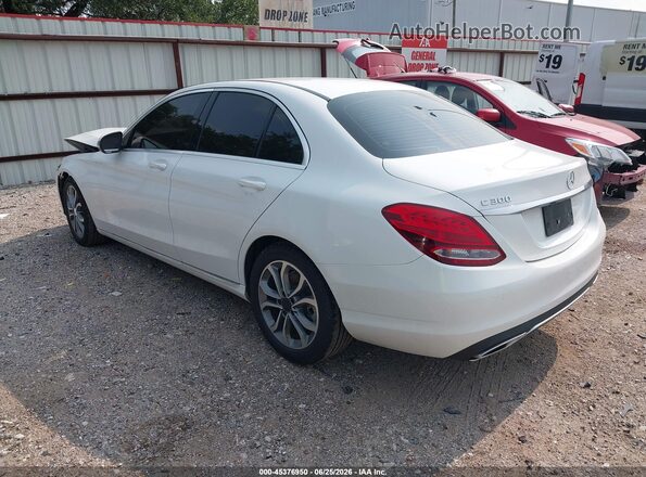 55SWF4JB7HU200403 2017 MERCEDES-BENZ C-CLASS White Rear left