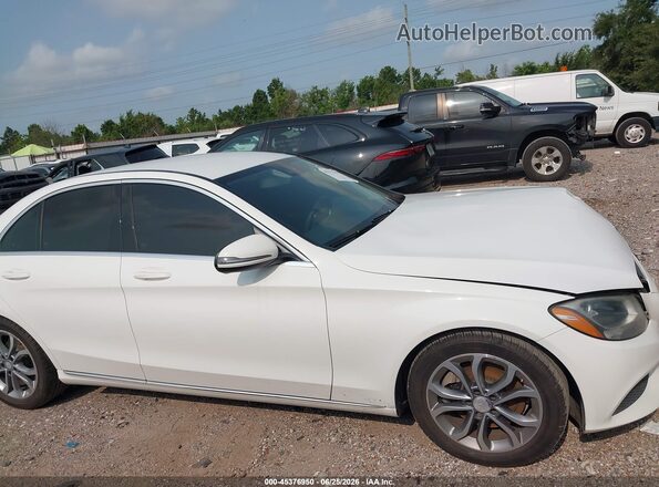 55SWF4JB7HU200403 2017 MERCEDES-BENZ C-CLASS White Rear interior view