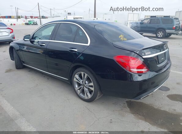 55SWF4JB7HU230114 2017 MERCEDES-BENZ C-CLASS Black უკანა მარცხენა