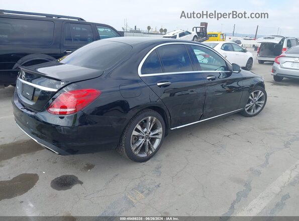 55SWF4JB7HU230114 2017 MERCEDES-BENZ C-CLASS Black უკანა მარჯვენა