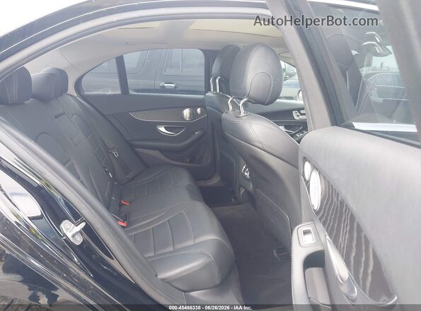 55SWF4JB7HU230114 2017 MERCEDES-BENZ C-CLASS Black VIN კოდის სტიკერის ხედი