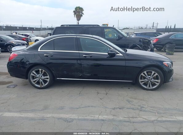 55SWF4JB7HU230114 2017 MERCEDES-BENZ C-CLASS Black უკანა სალონის ხედი