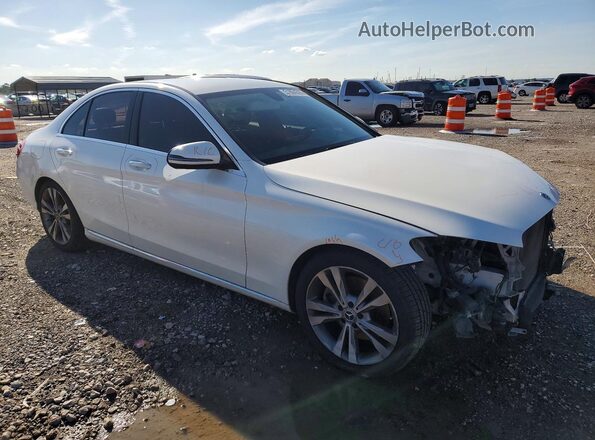 55SWF4JB7HU232252 2017 MERCEDES-BENZ C White Delantero derecho