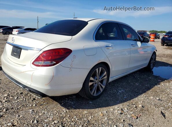 55SWF4JB7HU232252 2017 MERCEDES-BENZ C White Trasero derecho