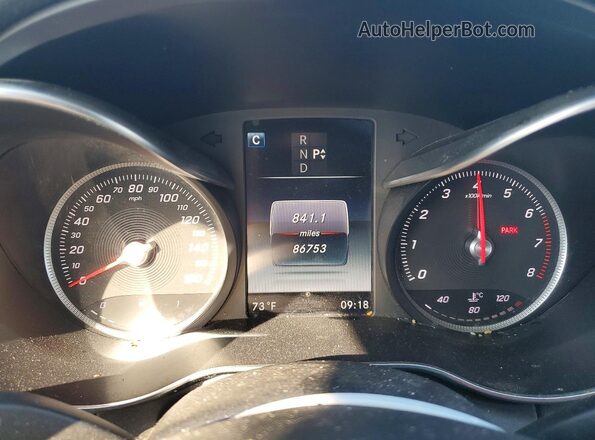 55SWF4JB7HU232252 2017 MERCEDES-BENZ C White Vista del cuadro de instrumentos