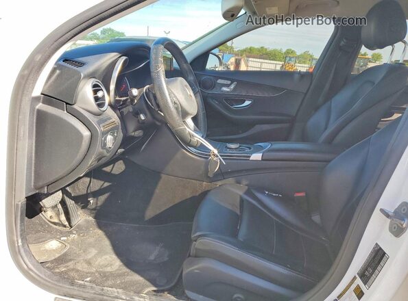 55SWF4JB7HU232252 2017 MERCEDES-BENZ C White Vista interior delantera