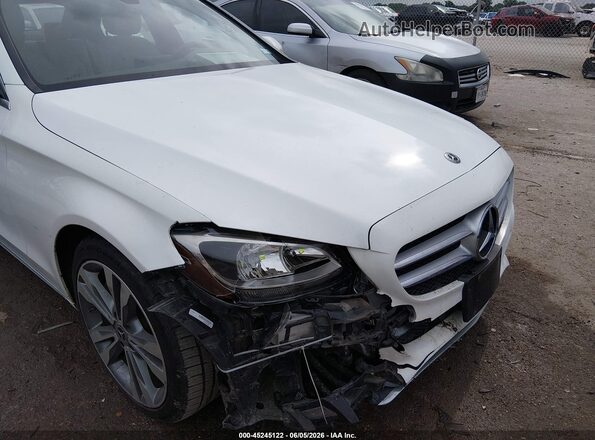 55SWF4JB7JU241054 2018 MERCEDES-BENZ C-CLASS White წინა ხედი