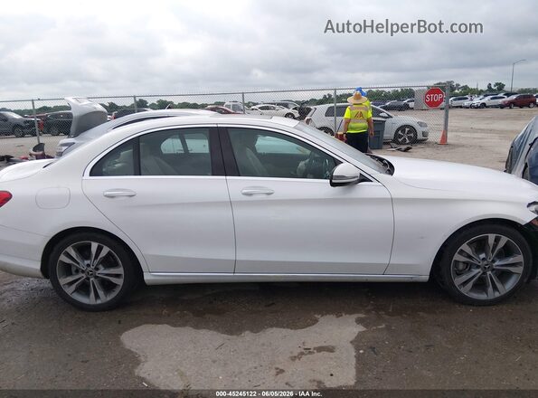 55SWF4JB7JU241054 2018 MERCEDES-BENZ C-CLASS White უკანა სალონის ხედი