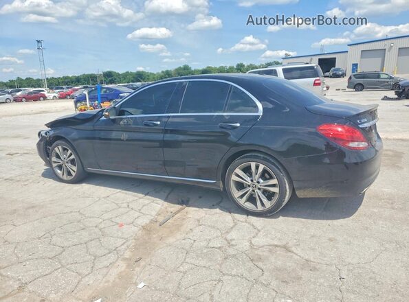 55SWF4JB7JU254211 2018 MERCEDES-BENZ C Black Rear left