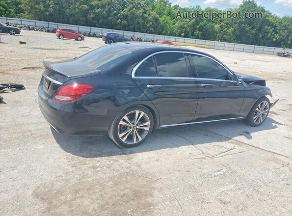 55SWF4JB7JU254211 2018 MERCEDES-BENZ C Black Rear right
