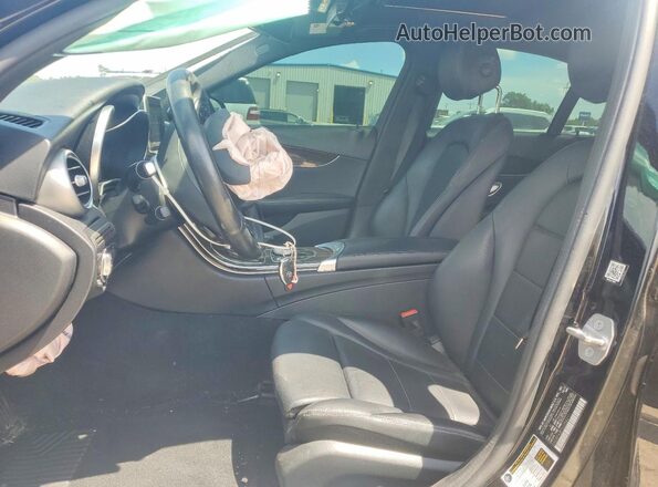 55SWF4JB7JU254211 2018 MERCEDES-BENZ C Black Front interior view