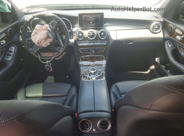 55SWF4JB7JU254211 2018 MERCEDES-BENZ C Black Dashboard view