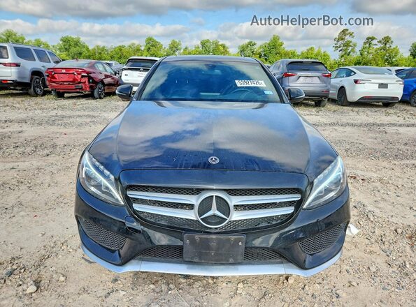 55SWF4JB7JU264060 2018 MERCEDES-BENZ C Black Vista frontal