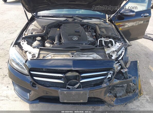 55SWF4JB7JU271798 2018 MERCEDES-BENZ C-CLASS Blue Widok z tyłu